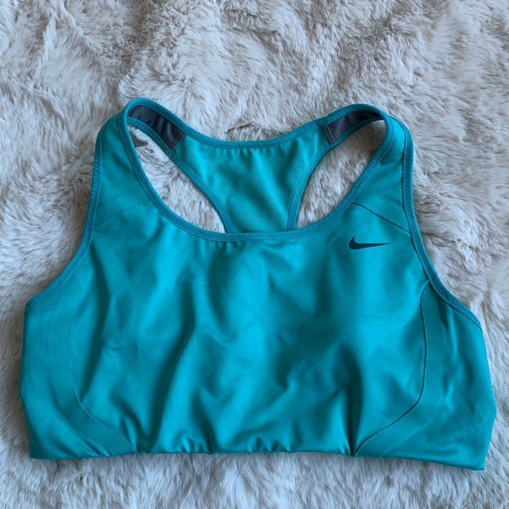 Nike Pro Bra Turquoise‎ Blue Sports Racerback women’s medium